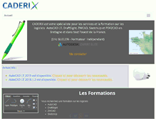Tablet Screenshot of caderix.com
